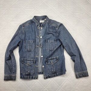 villager‎ a Liz Claiborne Company 100% cotton Jean Jacket size M